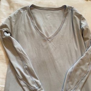 Lululemon light blue long sleeve top